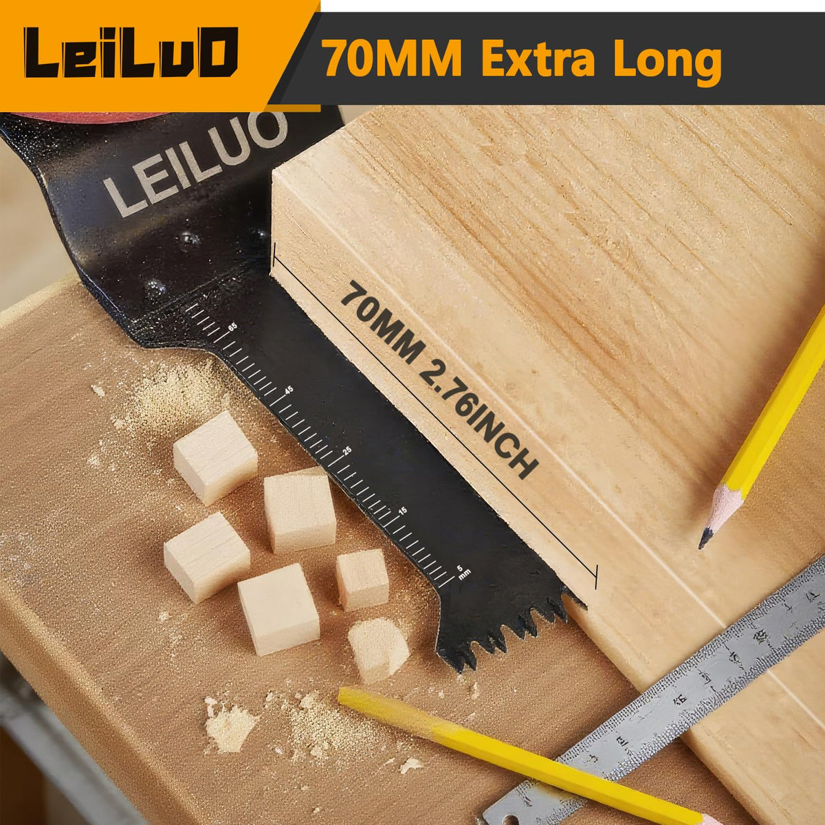 LEILUO 6Pcs Multitool Hook Blade, Multi Tool Hook Knife Blade Set