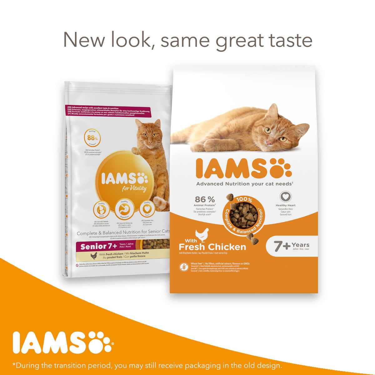 IAMS Senior Dry Cat Food Chicken 3kg