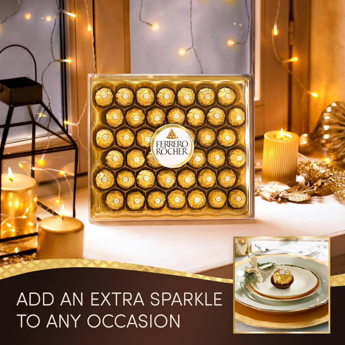 Ferrero Rocher Christmas Chocolate Box, 24 Chocolates, 300g