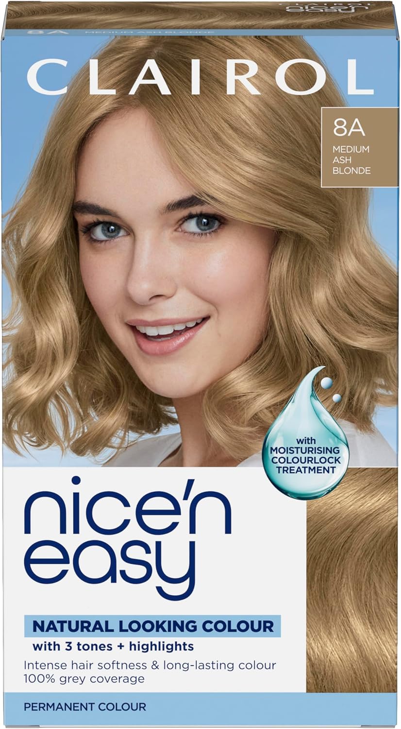 Clairol Nice'n Easy Crème Natural Looking Oil Permanent Hair Dye Infused