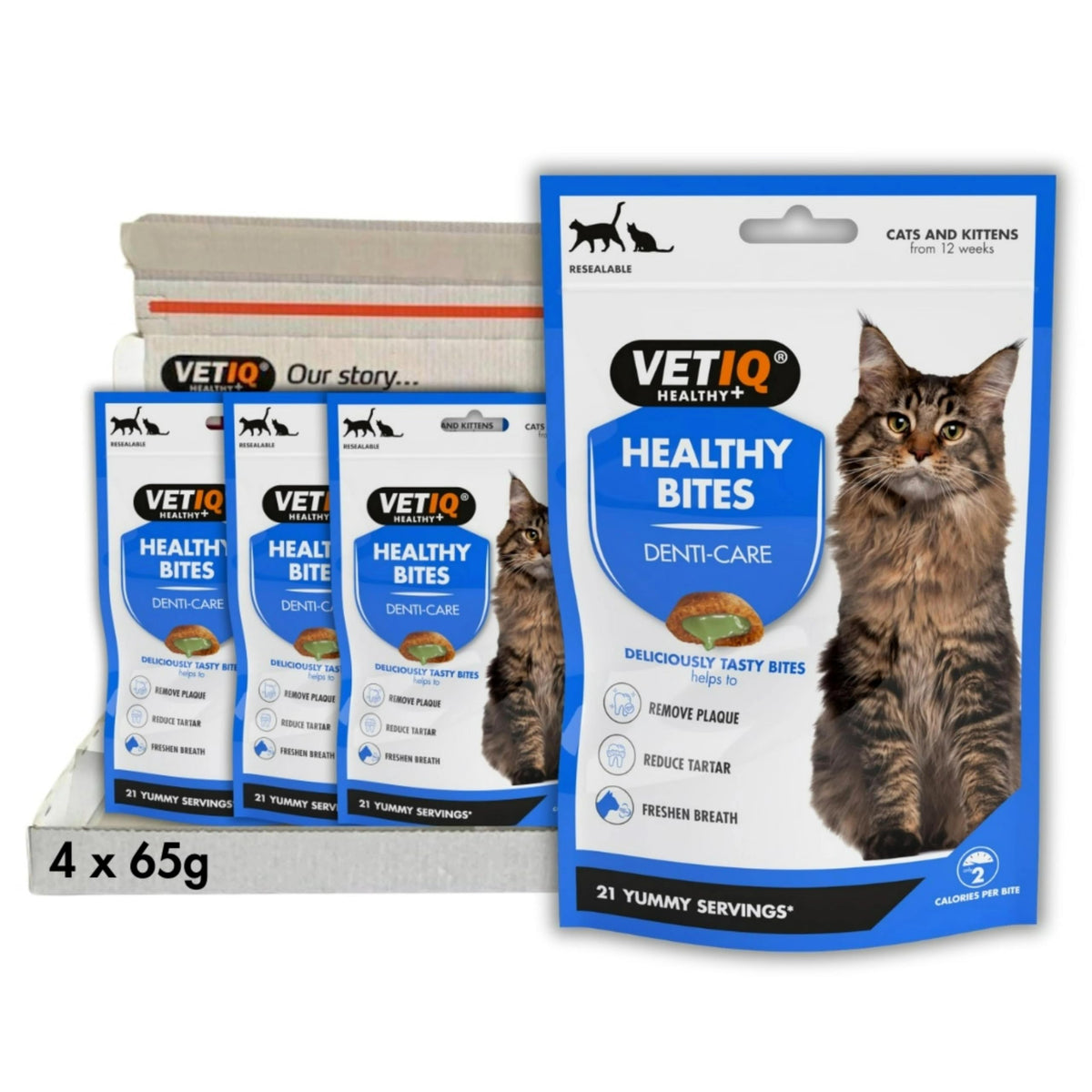 VETIQ Healthy Bites Cat Variety Treats for Cats & Kittens (84 Servings)