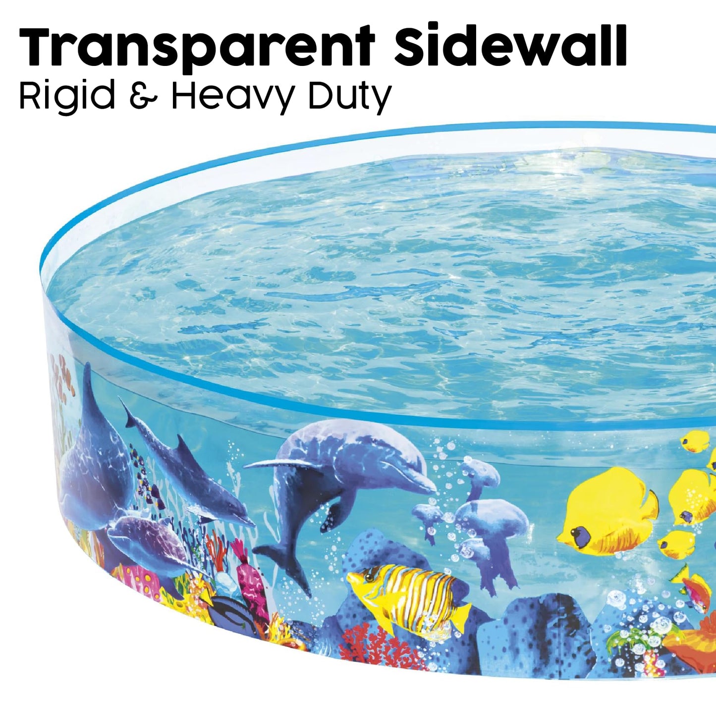Bestway Sea Creature Kids Paddling Pool — 48 inch Round, 219 Litres | Toddlers & Children