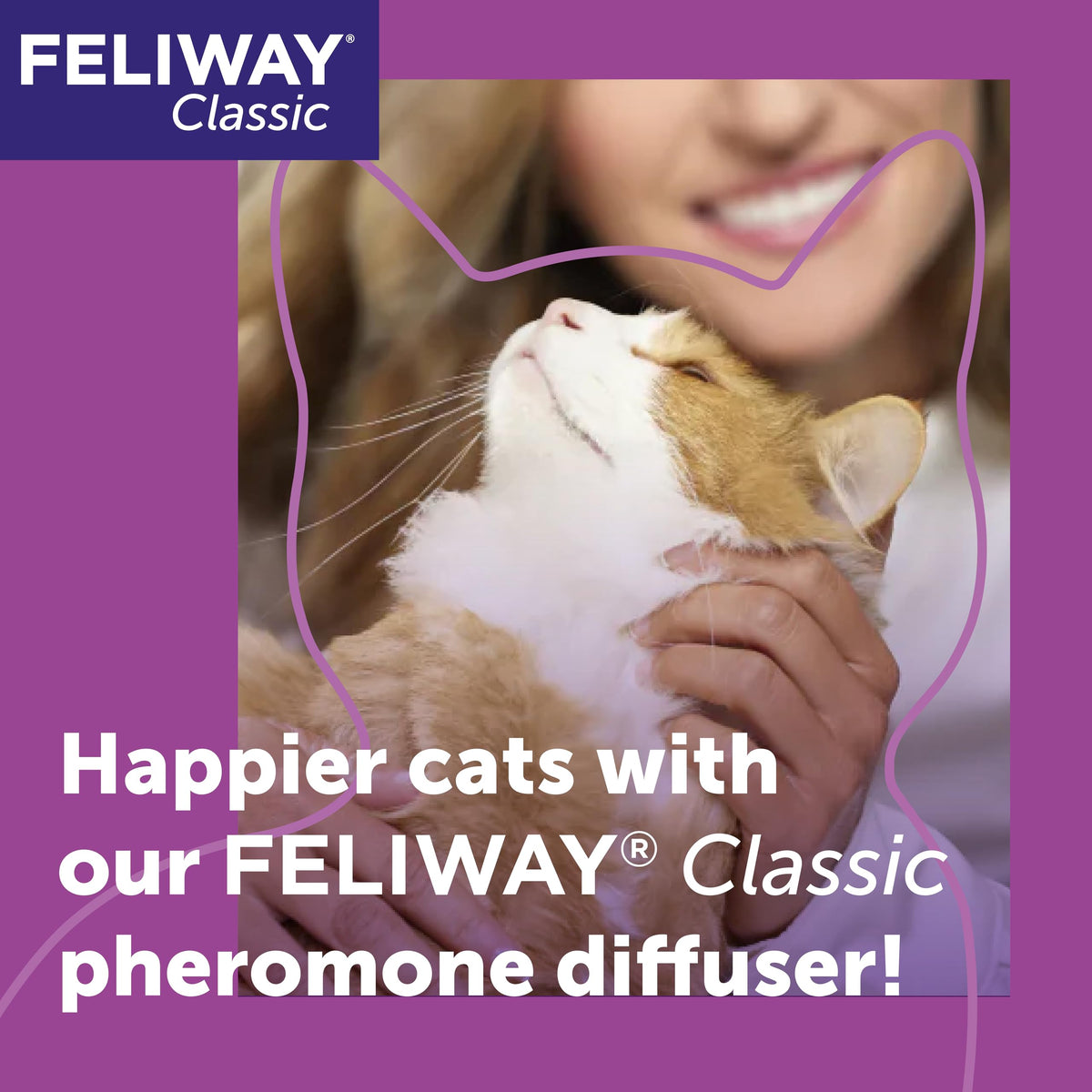 FELIWAY Classic Cat Calming Pheromone Plug-In Diffuser Refill, 1 Refill