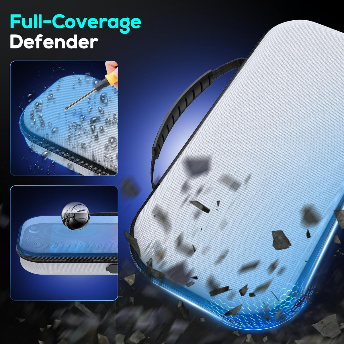 Case for Nintendo Switch 2, Travel Case with Charging Hole and 10 Game Card