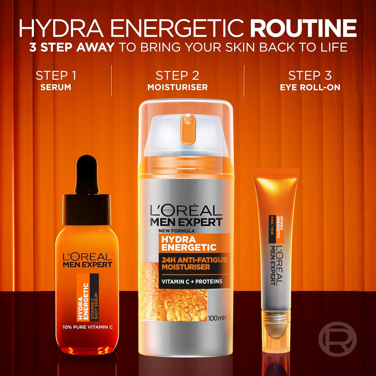 L'Oréal Men Expert Hydra Energetic XXL Moisturiser, 24Hour Hydration 100ml