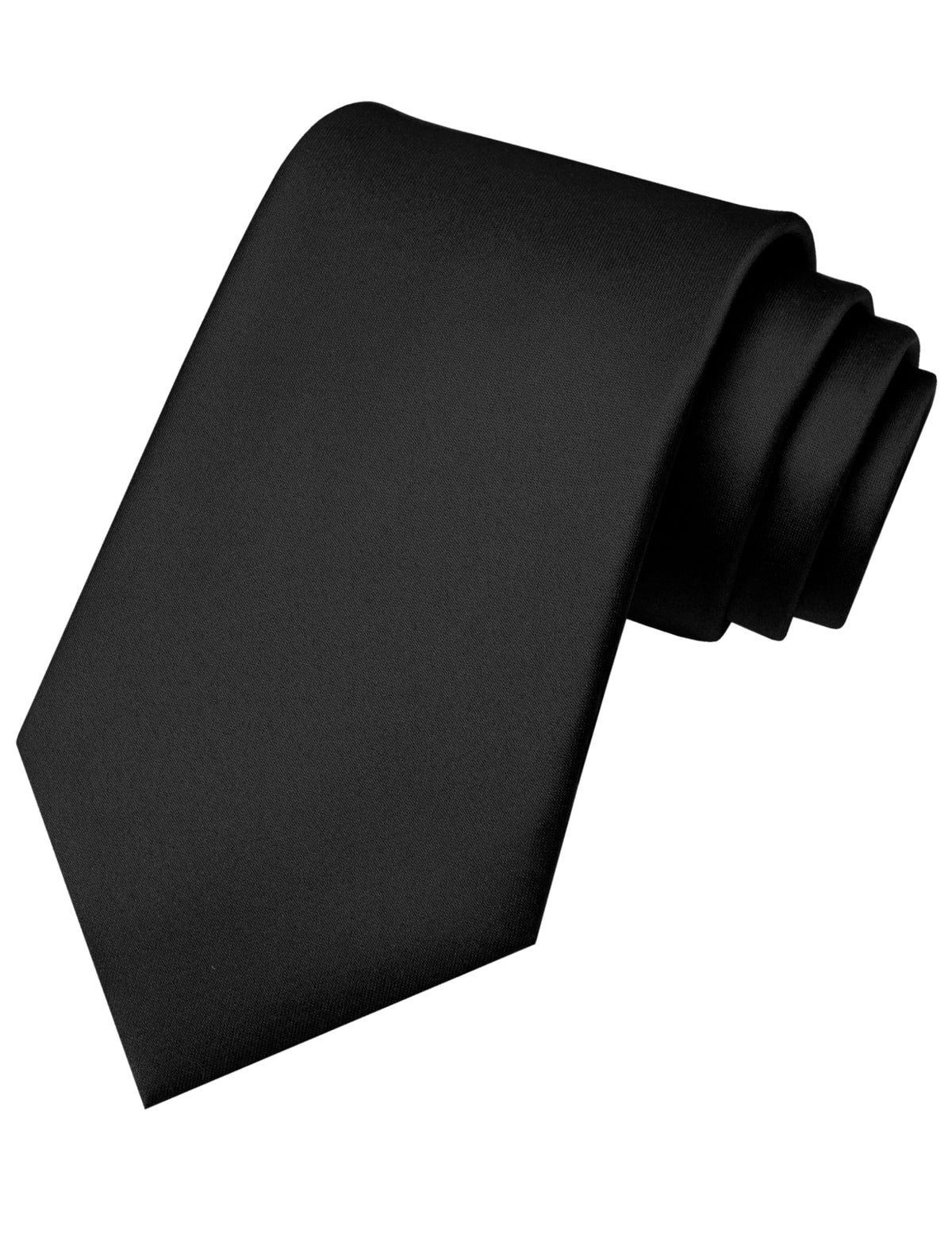 RBOCOTT Solid Color Tie Mens Necktie for Business and Wedding Party