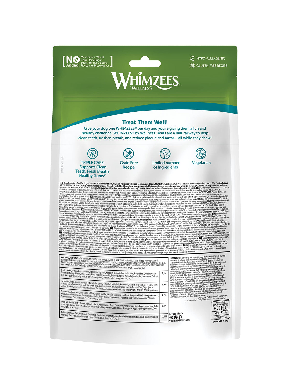 WHIMZEES Toothbrush S, Month Box, 30 Pieces – Size S