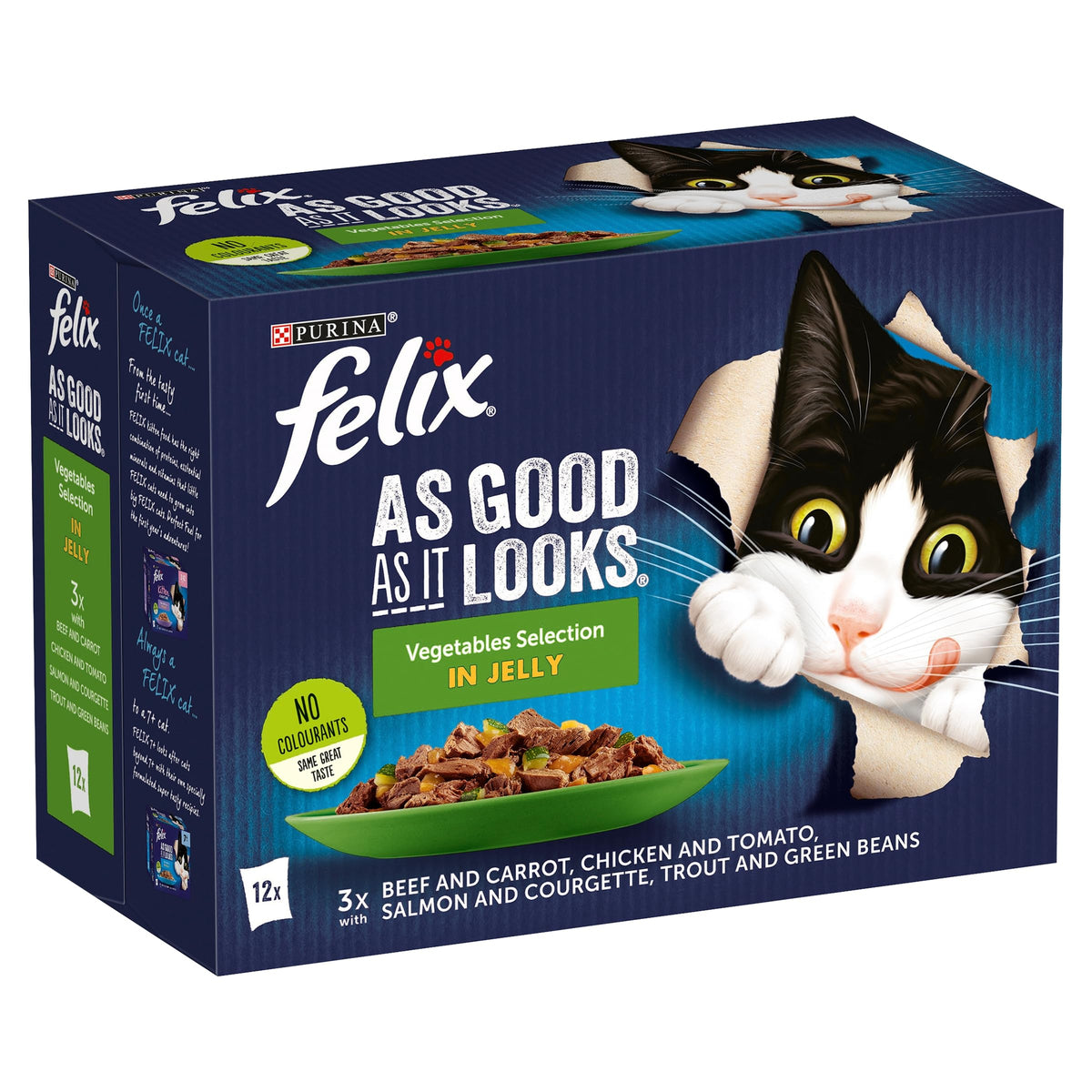 FELIX Doubly Delicious Countryside Selection in Jelly Wet Cat Food 40x85g