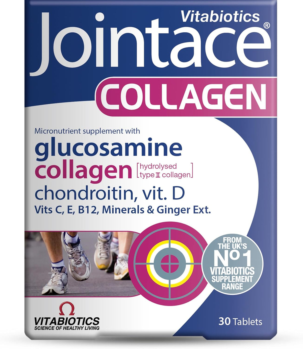 Jointace Collagen - Advanced Joints & Cartilage Support - Includes Collagen, Glucosamine & Chondroitin & Ginger