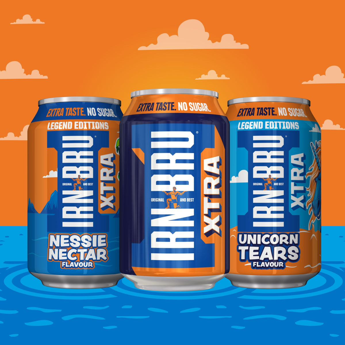 IRN-BRU Carbonated Soft Drink, 24 Pack, 330ml Cans