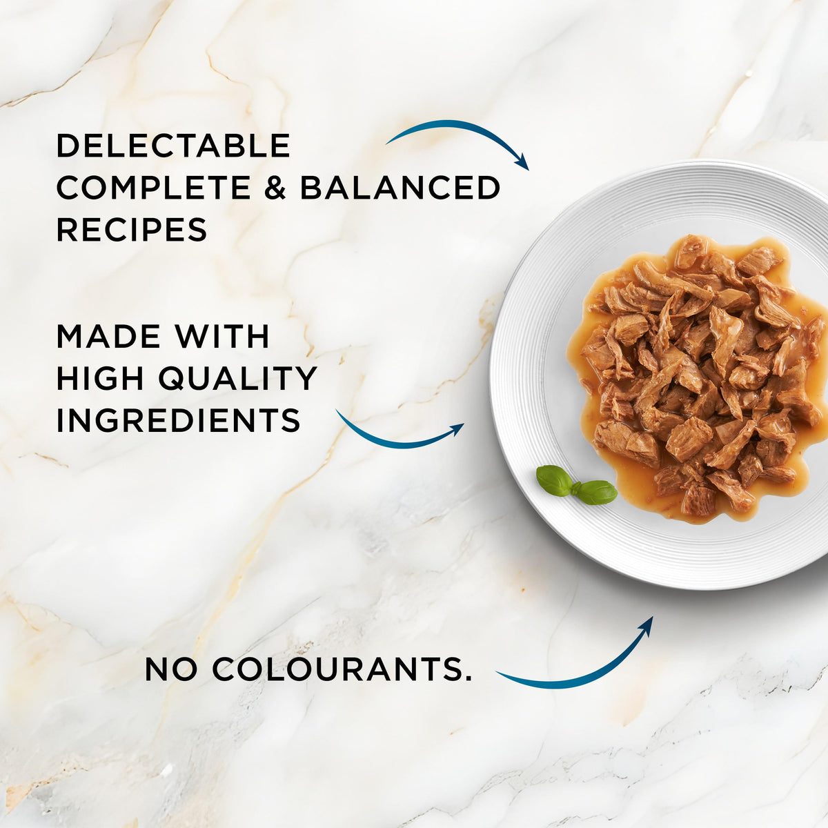 GOURMET Perle Delighters Collection in Gravy Wet Cat Food 40x85g