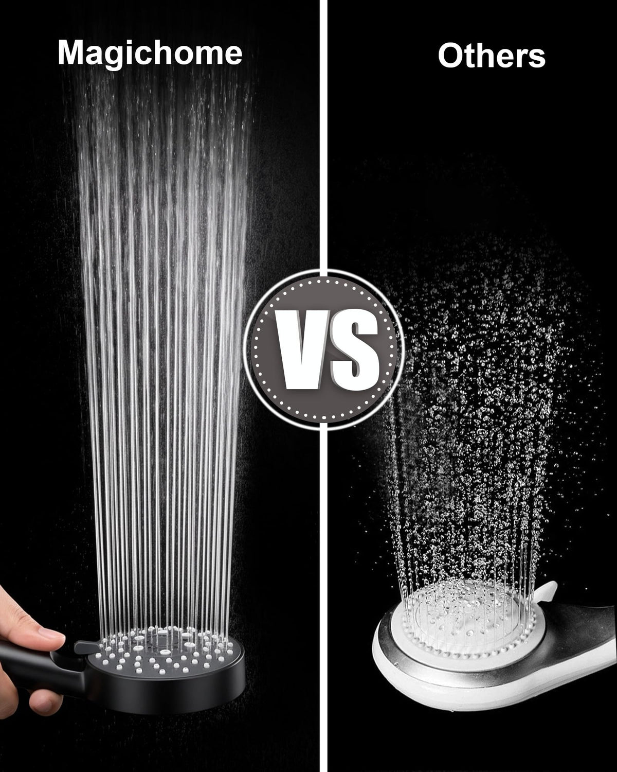 Magichome Shower Head, High Pressure Shower Head with 5 Spray Modes