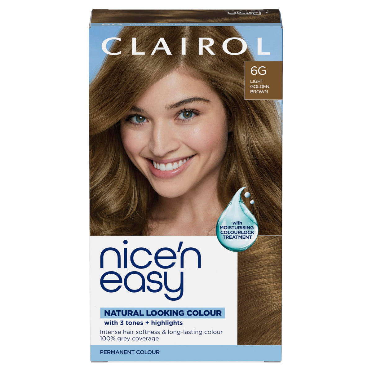 Clairol Nice'n Easy Crème Natural Looking Oil Permanent Hair Dye Infused