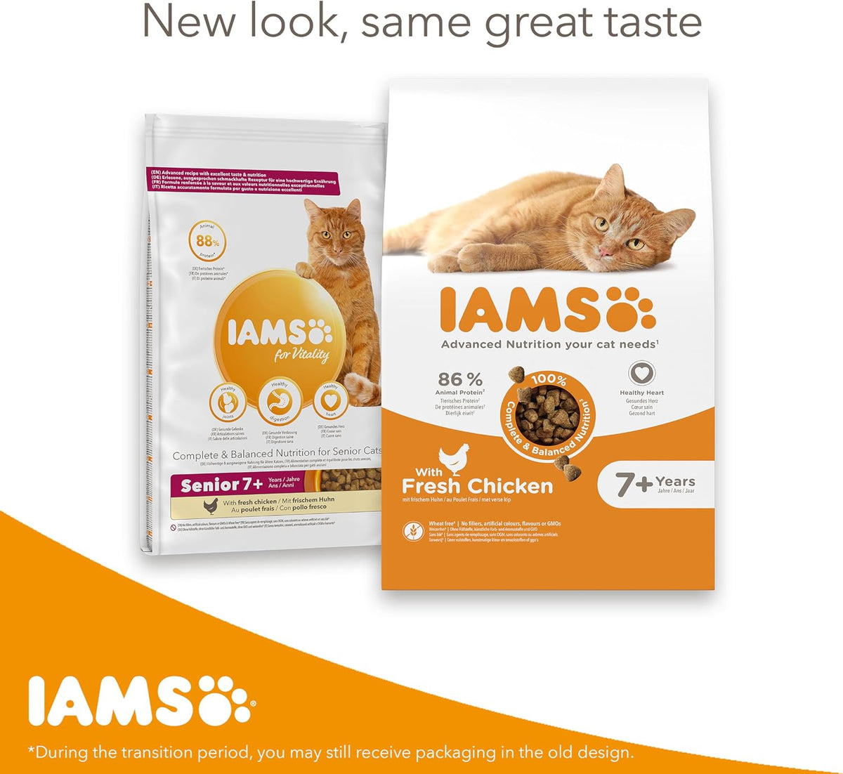 IAMS Senior Dry Cat Food Chicken 3kg