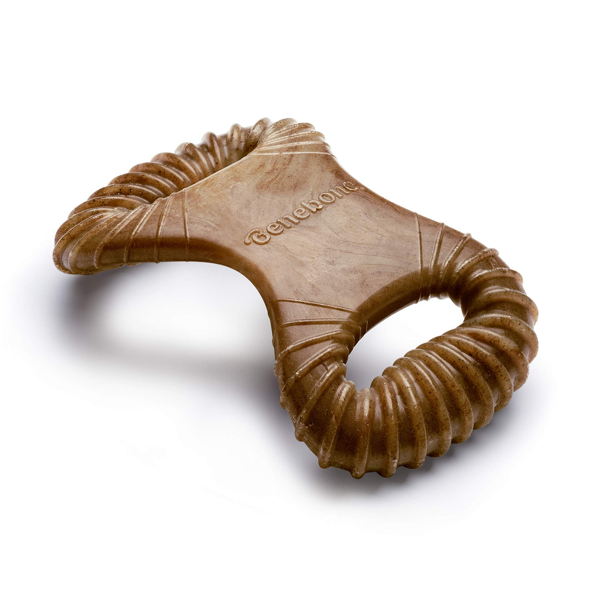 Benebone Wishbone Dog Chew Toy for Aggressive Chewers, Real Bacon, Medium