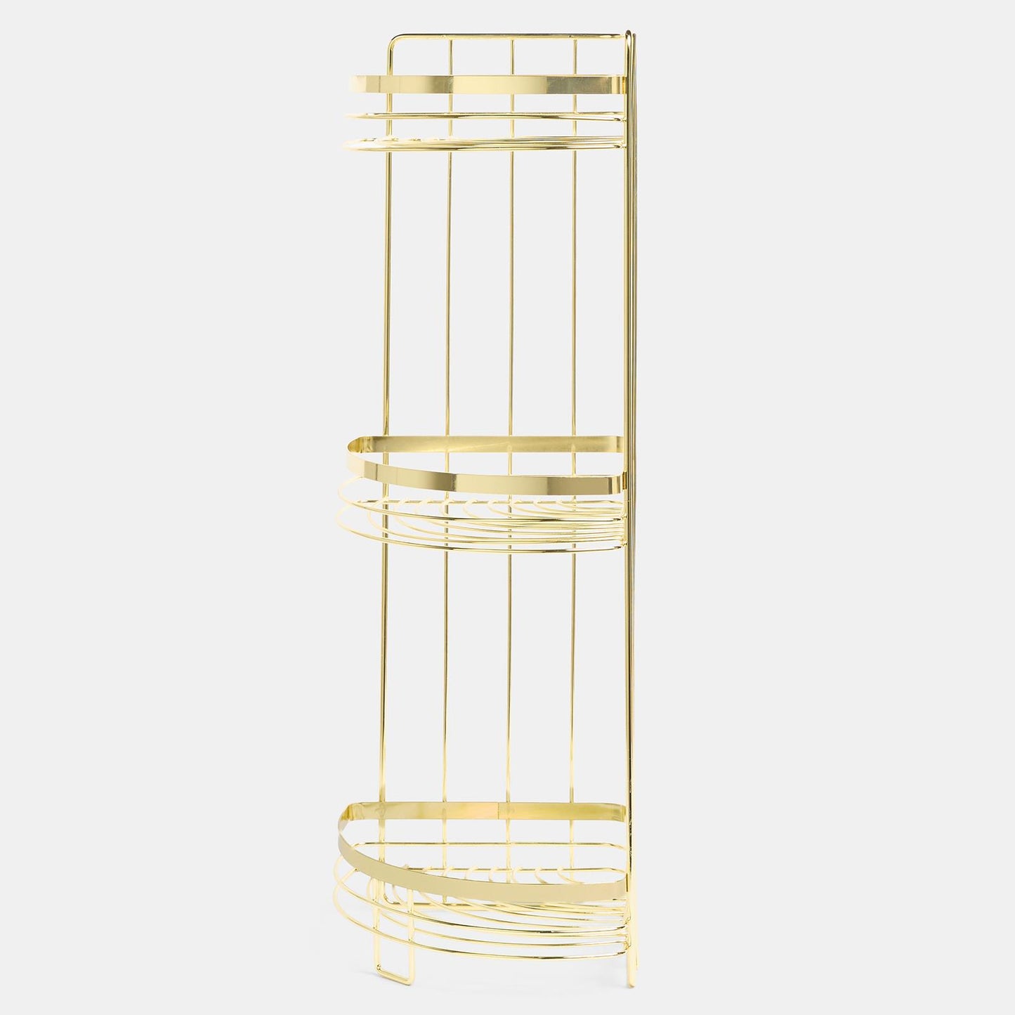 OHS 3 Tier Shower Caddy Bathroom Organiser Plastic Freestanding Corner Shelf