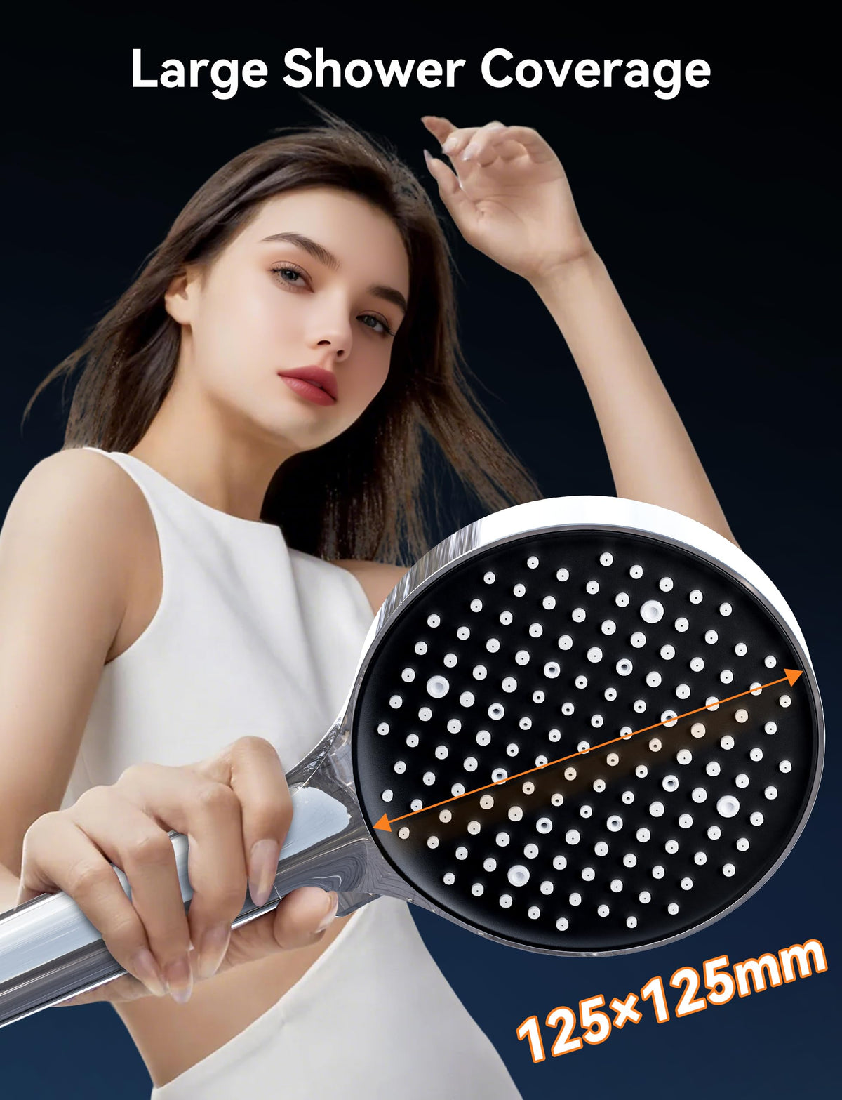 Magichome Shower Head, High Pressure Shower Head with 5 Spray Modes