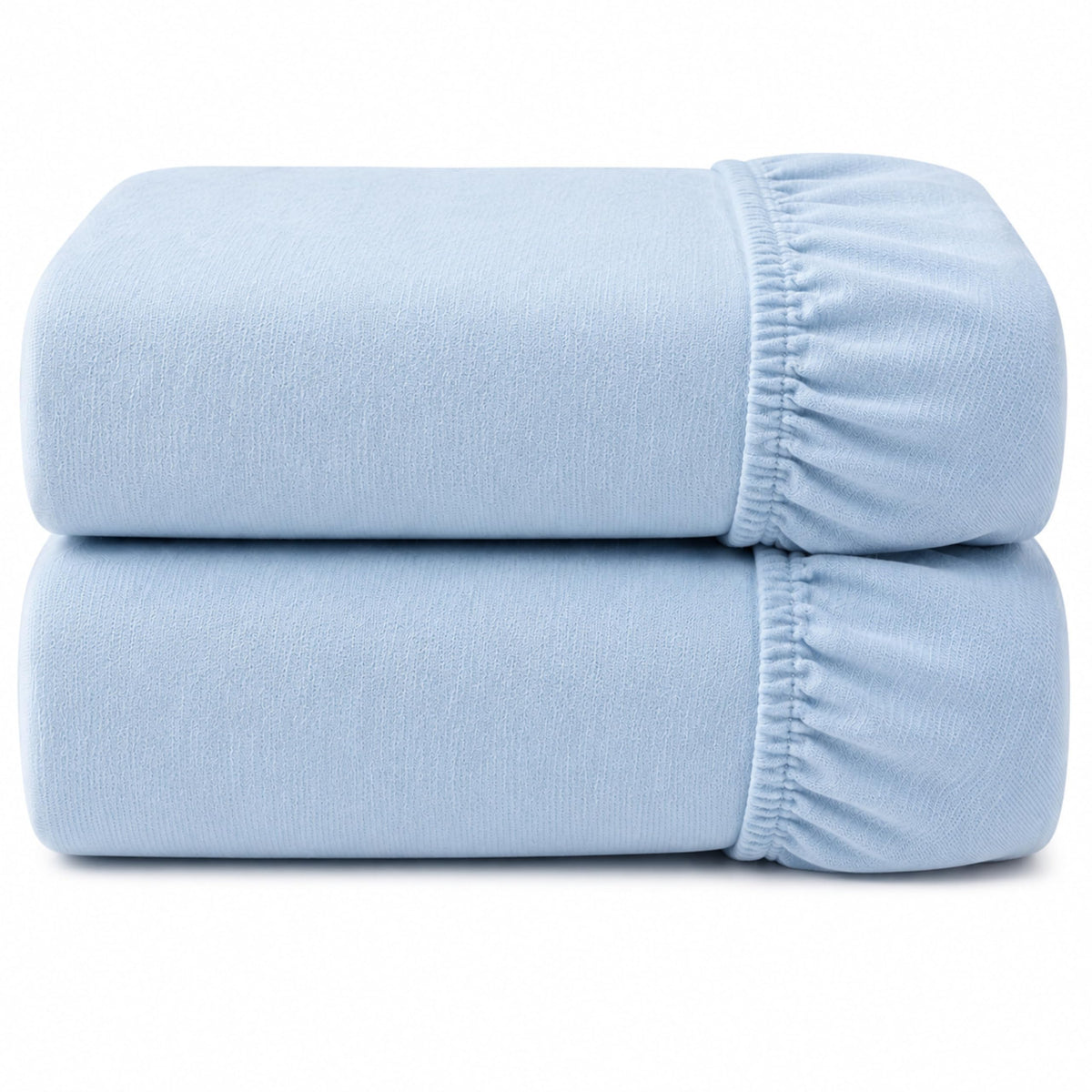 Dudu N Girlie Bedside Crib Sheets 85x51cm – Pink, 2 Pack, Soft Jersey Cotton Fitted Bedding for Co Sleeper & Baby Cribs