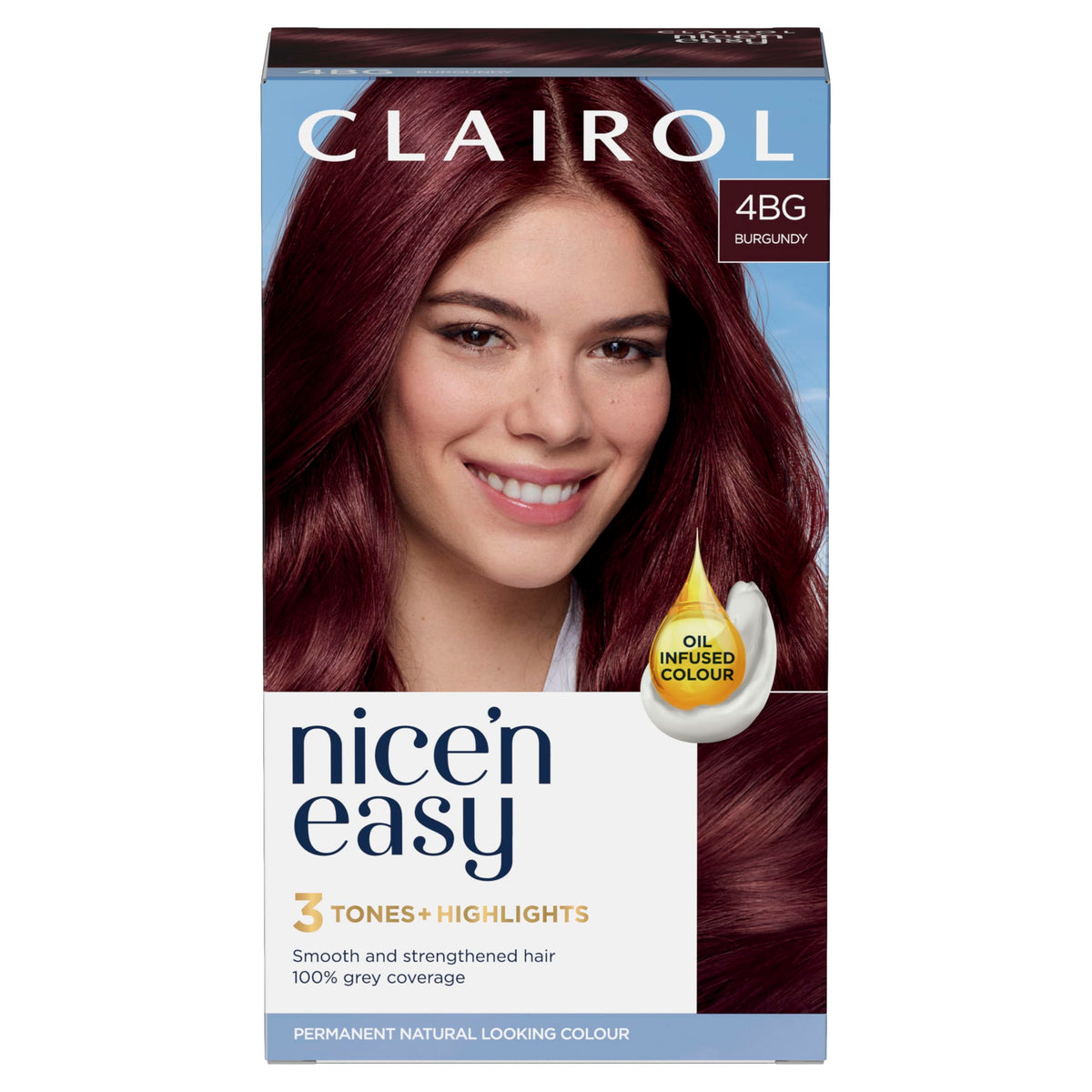 Clairol Nice'n Easy Crème Natural Looking Oil Permanent Hair Dye Infused