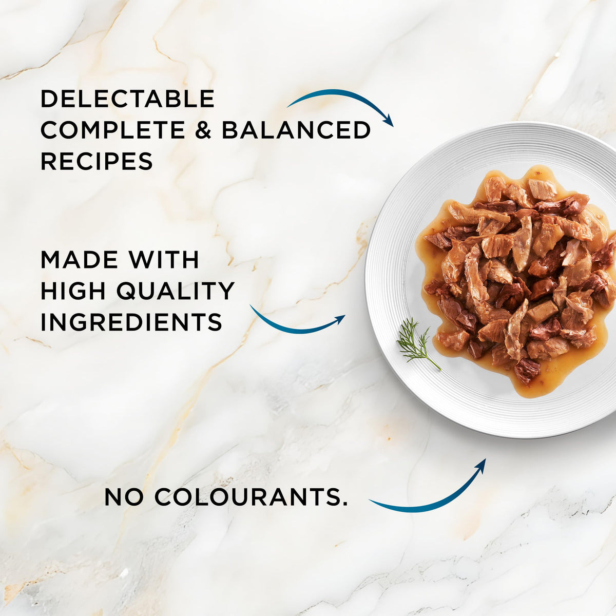 GOURMET Perle Delighters Collection in Gravy Wet Cat Food 40x85g