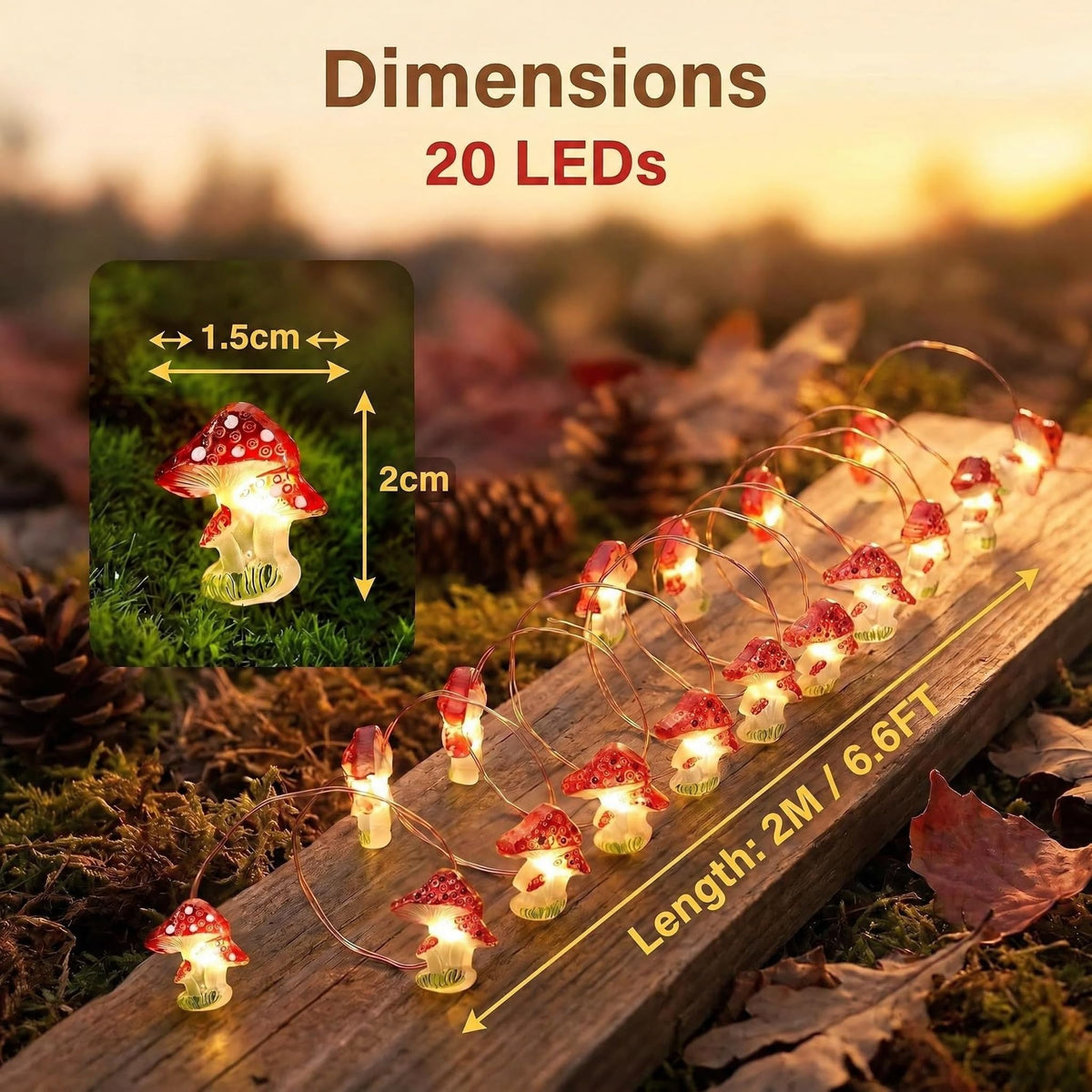 2M 20 LED Pink Cherry Blossom Fairy Lights, Battery Operated Flower String Lights for Bedroom Decor, Indoor Spring and Christmas Decorations, Girls Room Gift (Flowers)