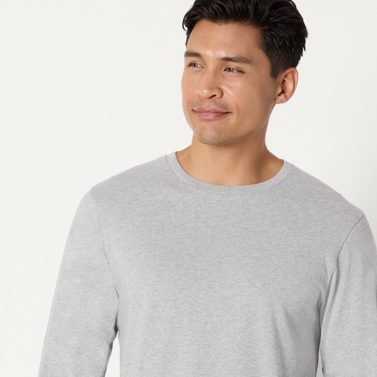 Amazon Essentials Men's Vests - Slim-Fit Cotton Crew Neck, Short and Long Sleeve T Shirt, Pack of 6, Undershirt and Vests for Men