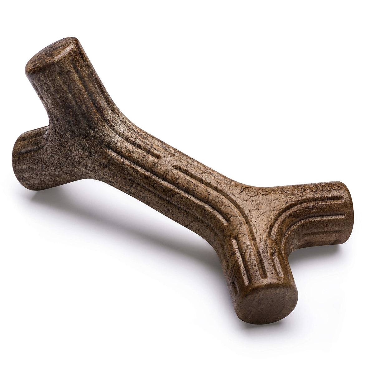 Benebone Wishbone Dog Chew Toy for Aggressive Chewers, Real Bacon, Medium