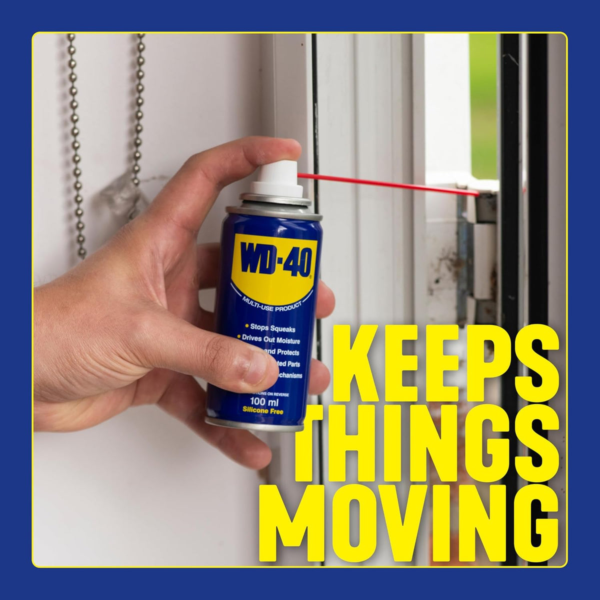 WD-40 Multi-Use Product Lubricant Spray Can, 100ml Toolbox Size, Single Can