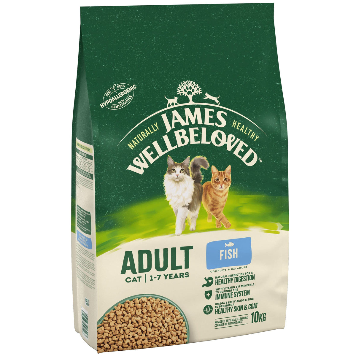 James Wellbeloved Hypoallergenic Dry Cat Food for Adult Cats Turkey 4 kg