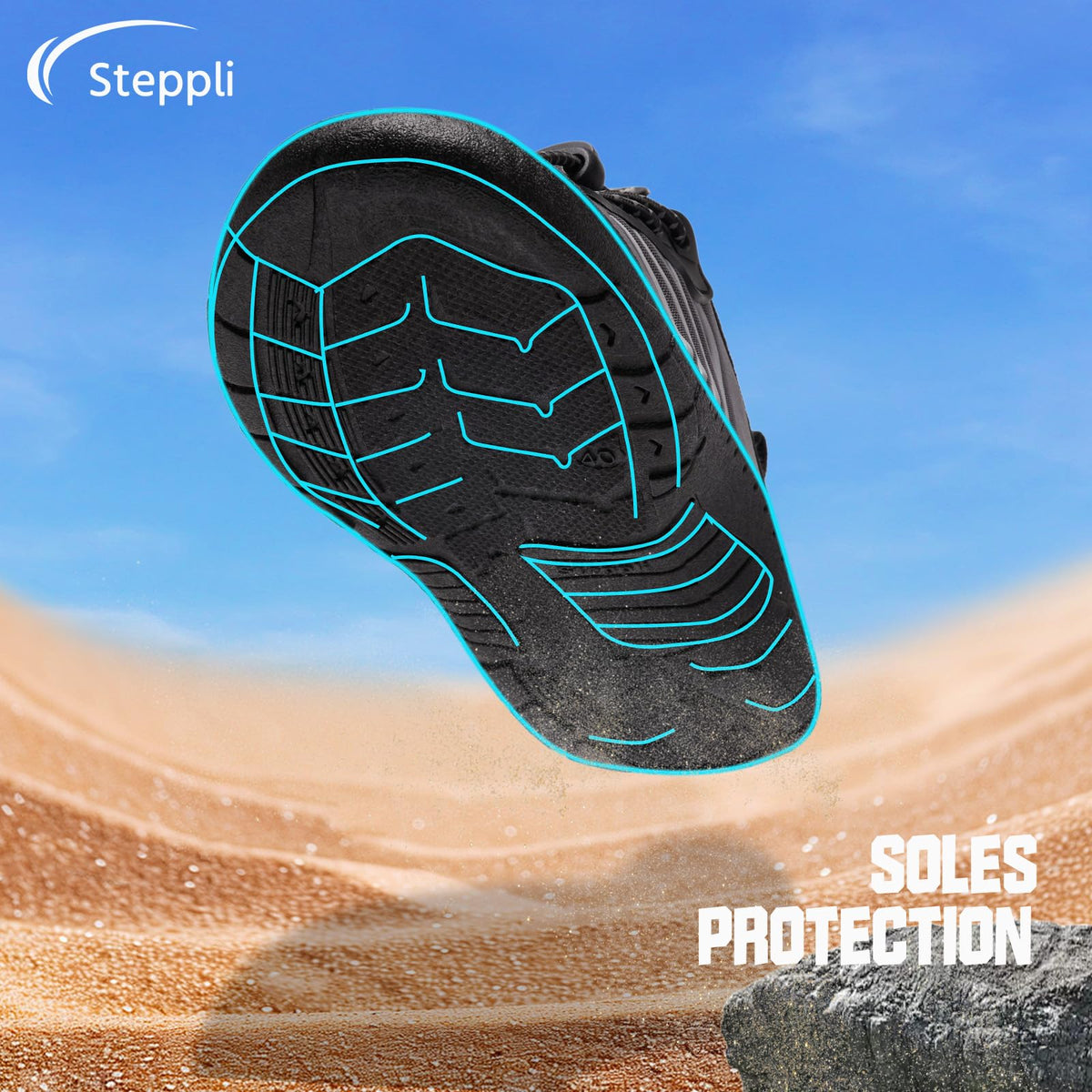 Steppli Water Shoes Beach Barefoot Swim Sea Aqua Shoes for Men Women