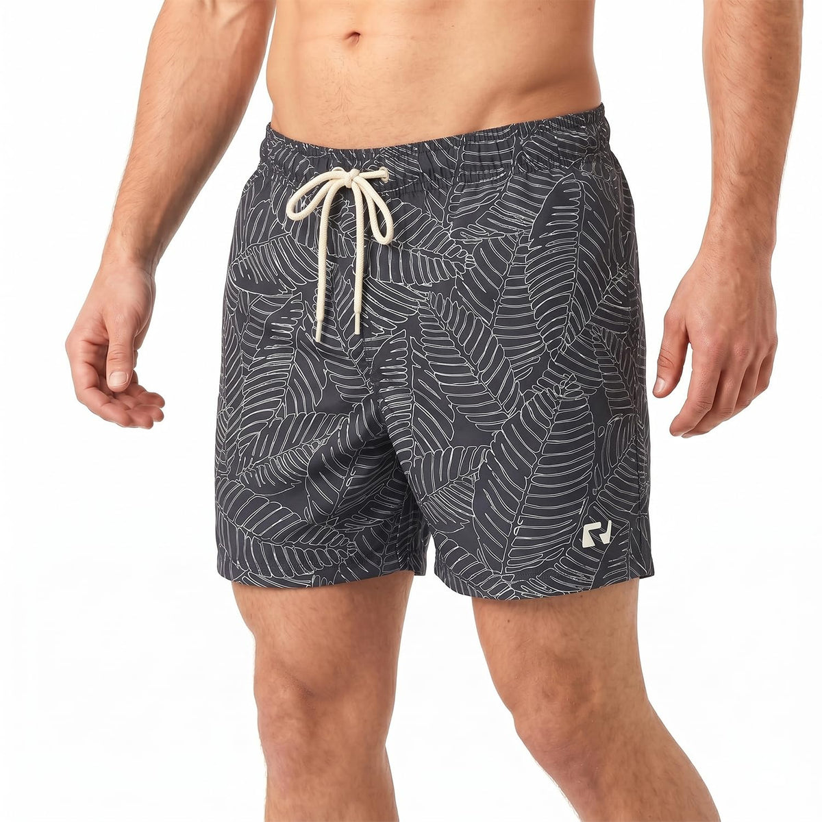 RIPT Men’s Quick Dry Swim Shorts Mesh Lining Drawstring UV 50 Beach Trunks