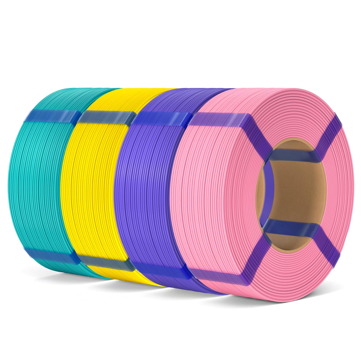 ELEGOO PLA Basic Refill 3D Printer Filament 1.75mm Red 1KG, Easy Storage
