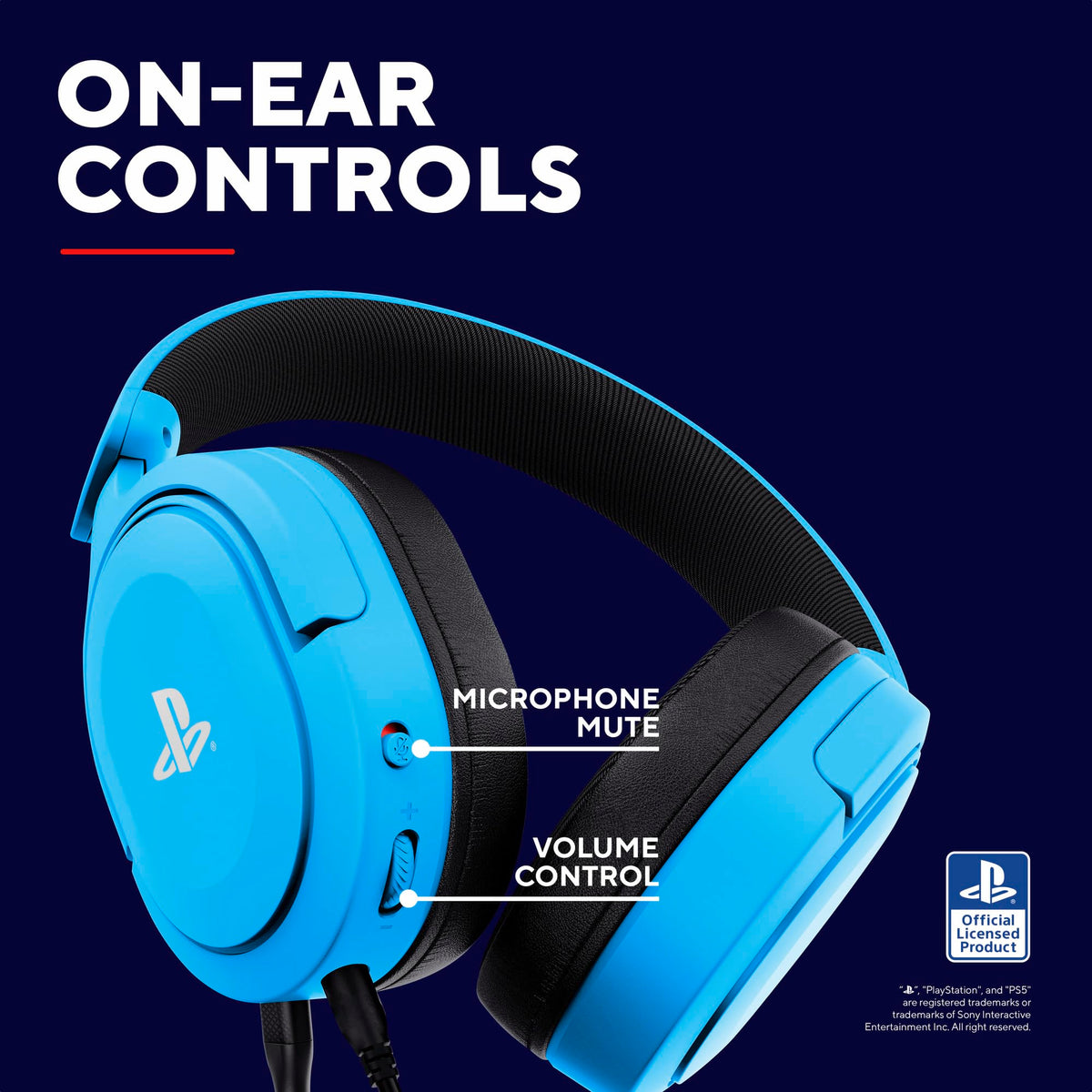 GXTrust Forta Gaming Headset Officially Licensed for PlayStation 5, White