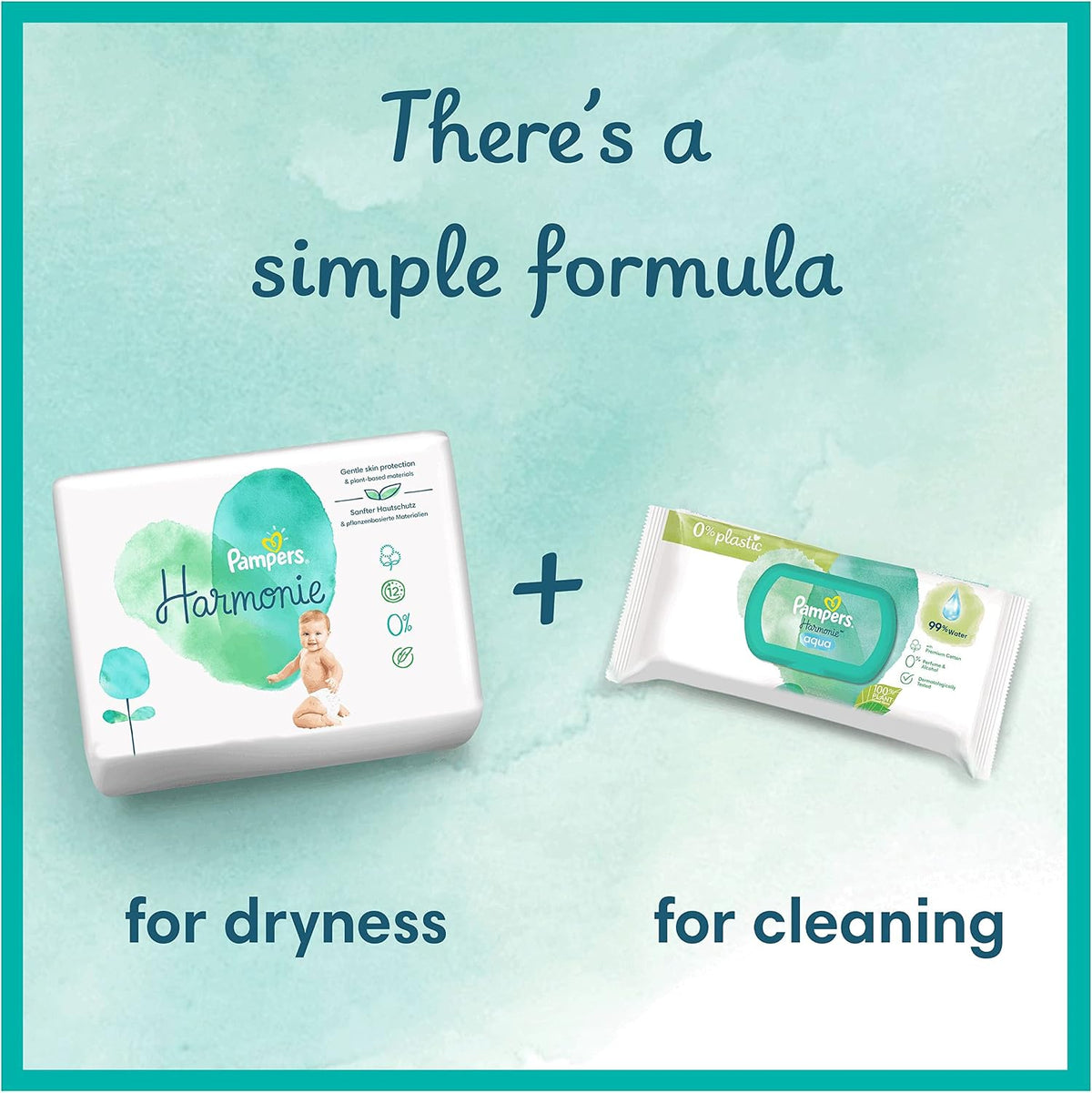 Pampers Baby Nappies Size 2 (4-8 kg / 9-18 lbs), Harmonie, 132 Count, Saving Pack, Baby Essentials for Newborn