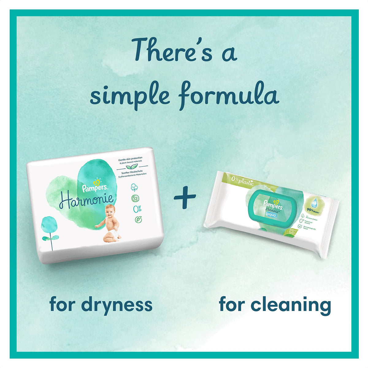 Pampers Baby Nappies Size 2 (4-8 kg / 9-18 lbs), Harmonie, 132 Count, Saving Pack, Baby Essentials for Newborn