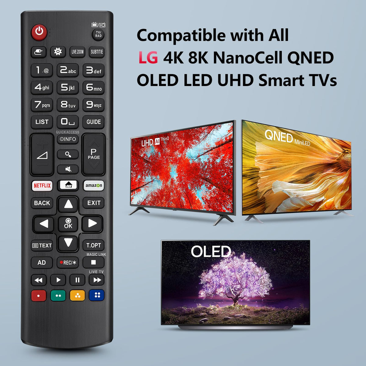 Universal for Samsung TV Remote Replacement【2 Pack】