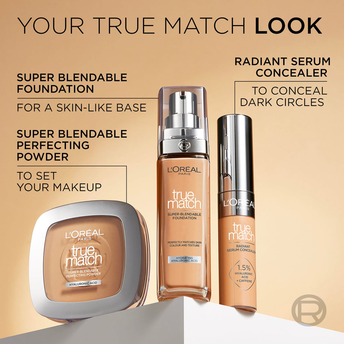 L'Oréal Paris True Match Foundation, SPF16, in Shade 4N Beige 30ml