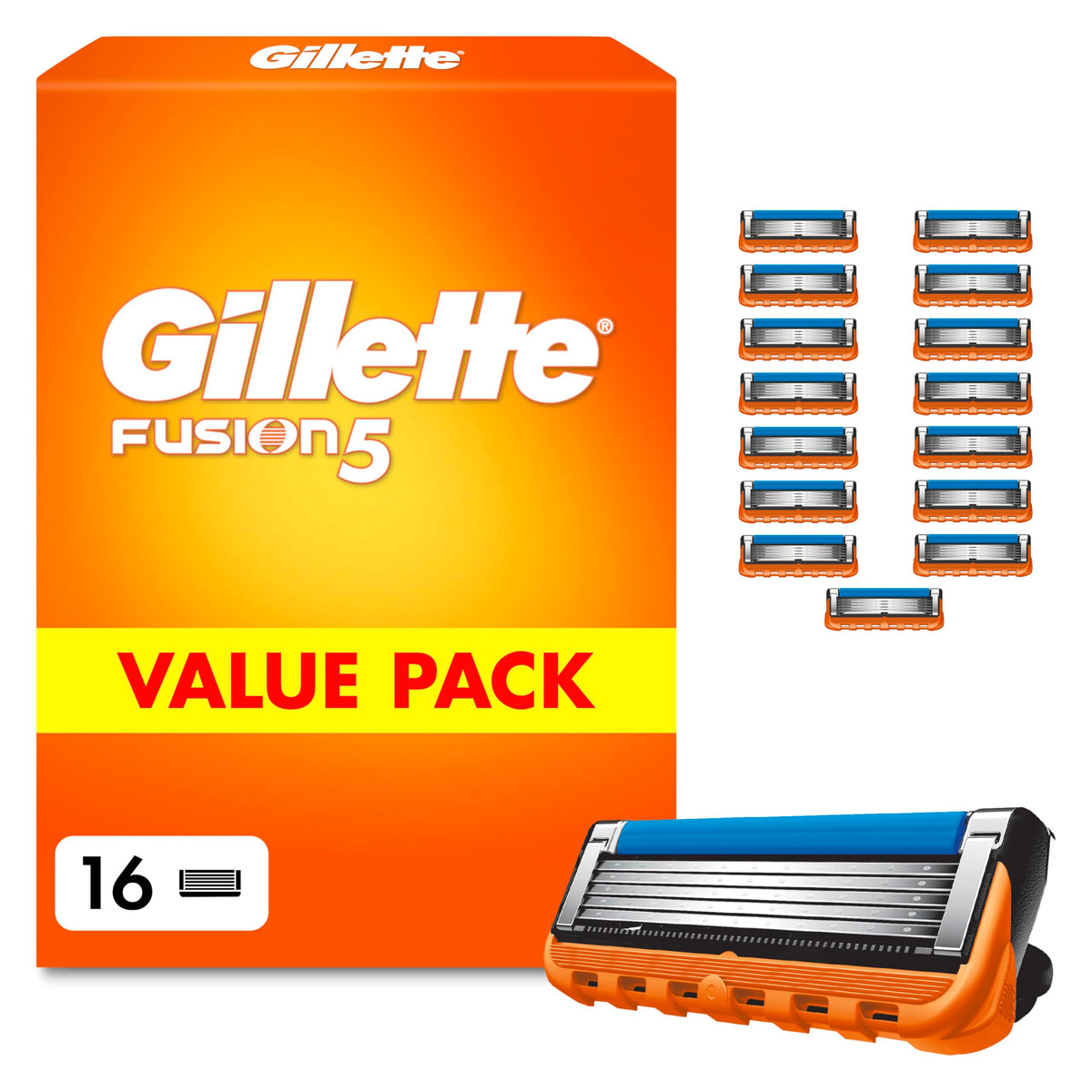 Gillette Fusion5 Razor Blade Refills for Men, 11 Count