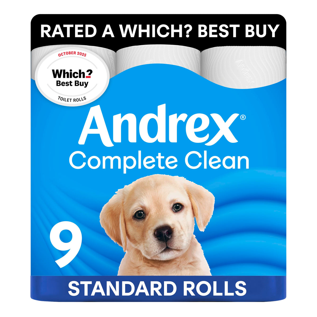Andrex Complete Clean Toilet Roll - 24 Toilet Rolls, Bulk Buy