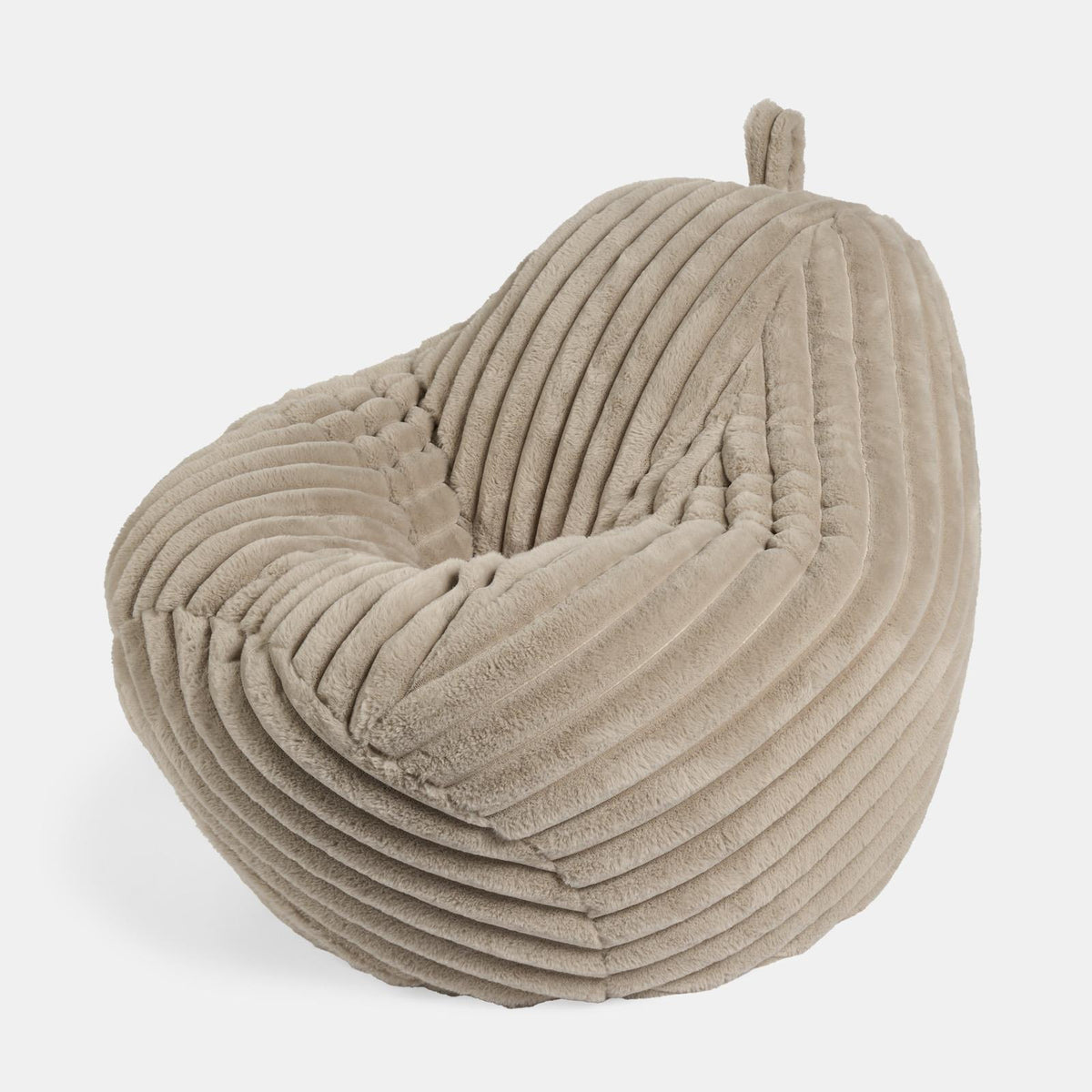 OHS Ribbed Bean Bag Chair Adult Gaming Beanbags with Filling Cosy Couch