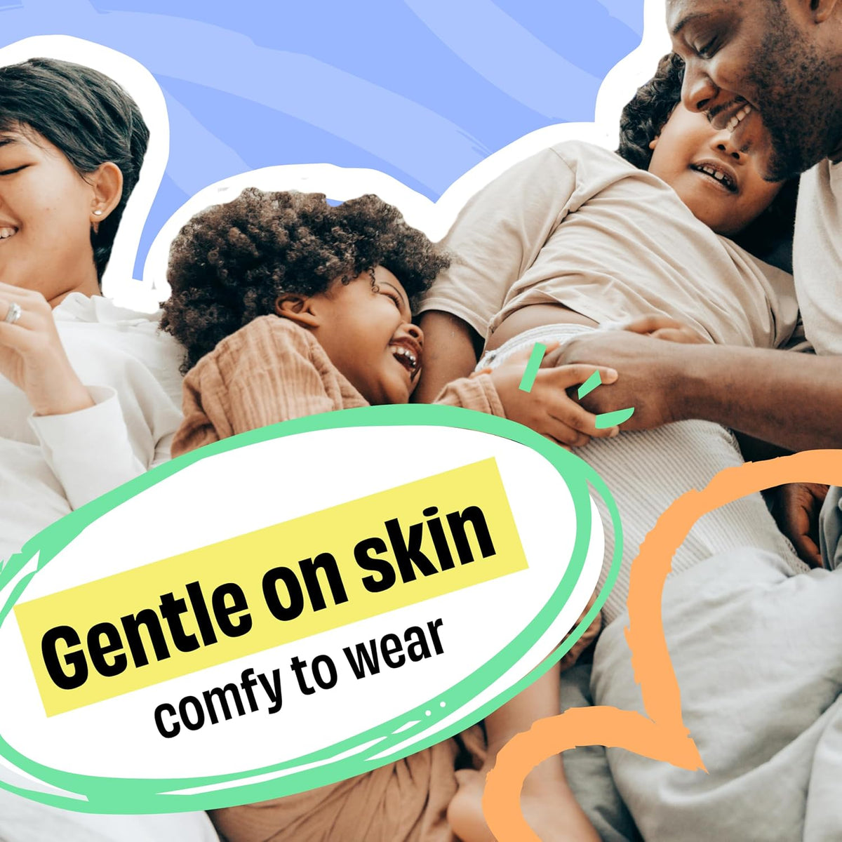 Youth Pants – Disposable Nappy Pants for Kids & Teens, Day & Night Leak Protection, Odour Control, Soft Slim Fit Underwear for Boys & Girls - Large (8–15 Years) - 12 Pack