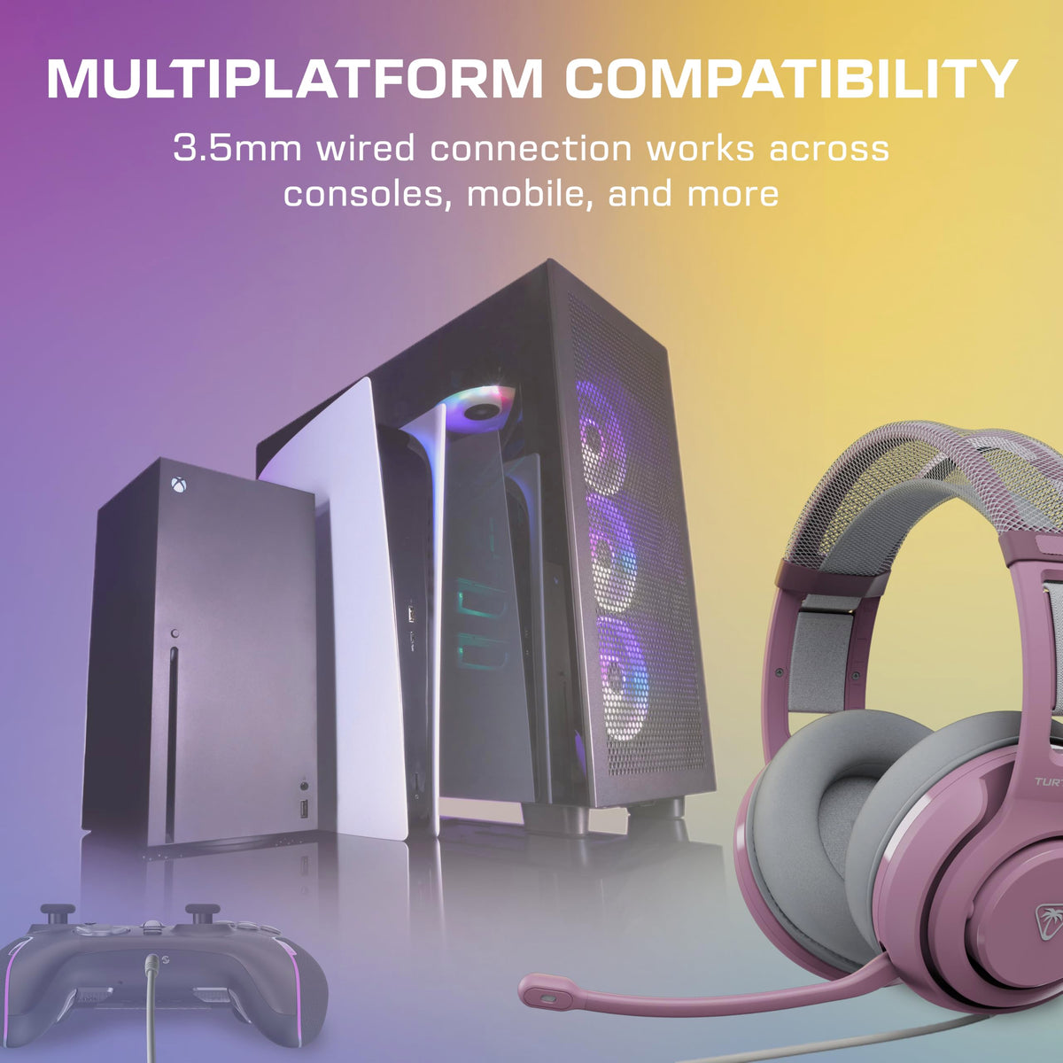 Turtle Beach Atlas 200 Wired Multiplatform Gaming Headset for PS5, PS4, PC