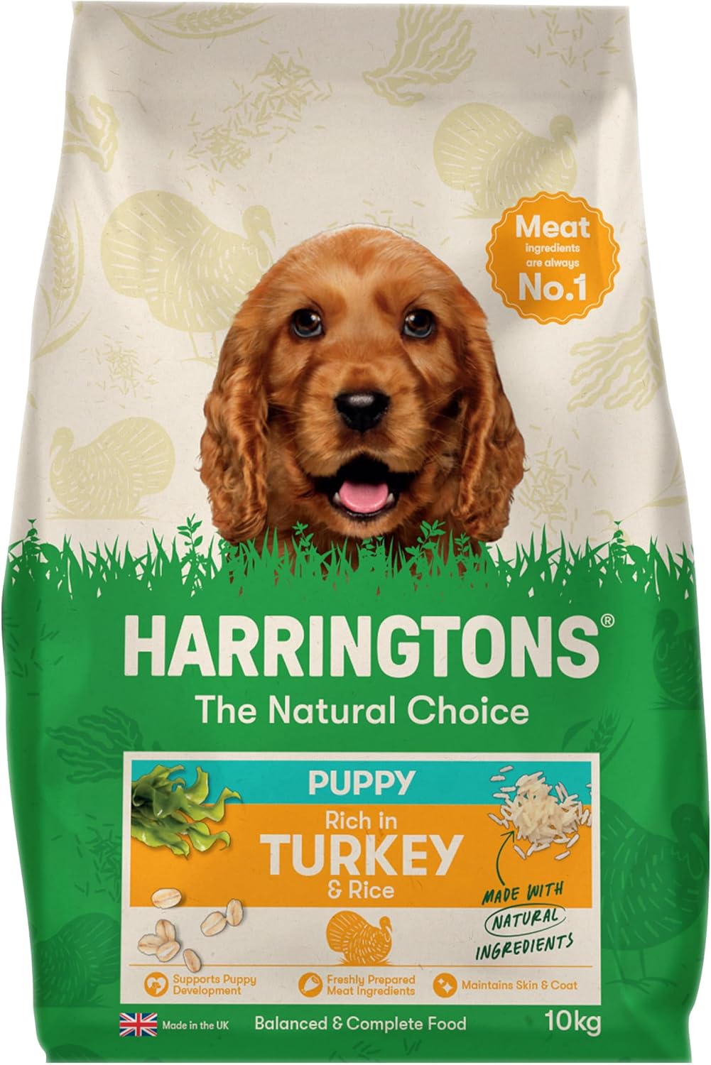 Harringtons Complete Dry Puppy Food Turkey & Rice 10kg