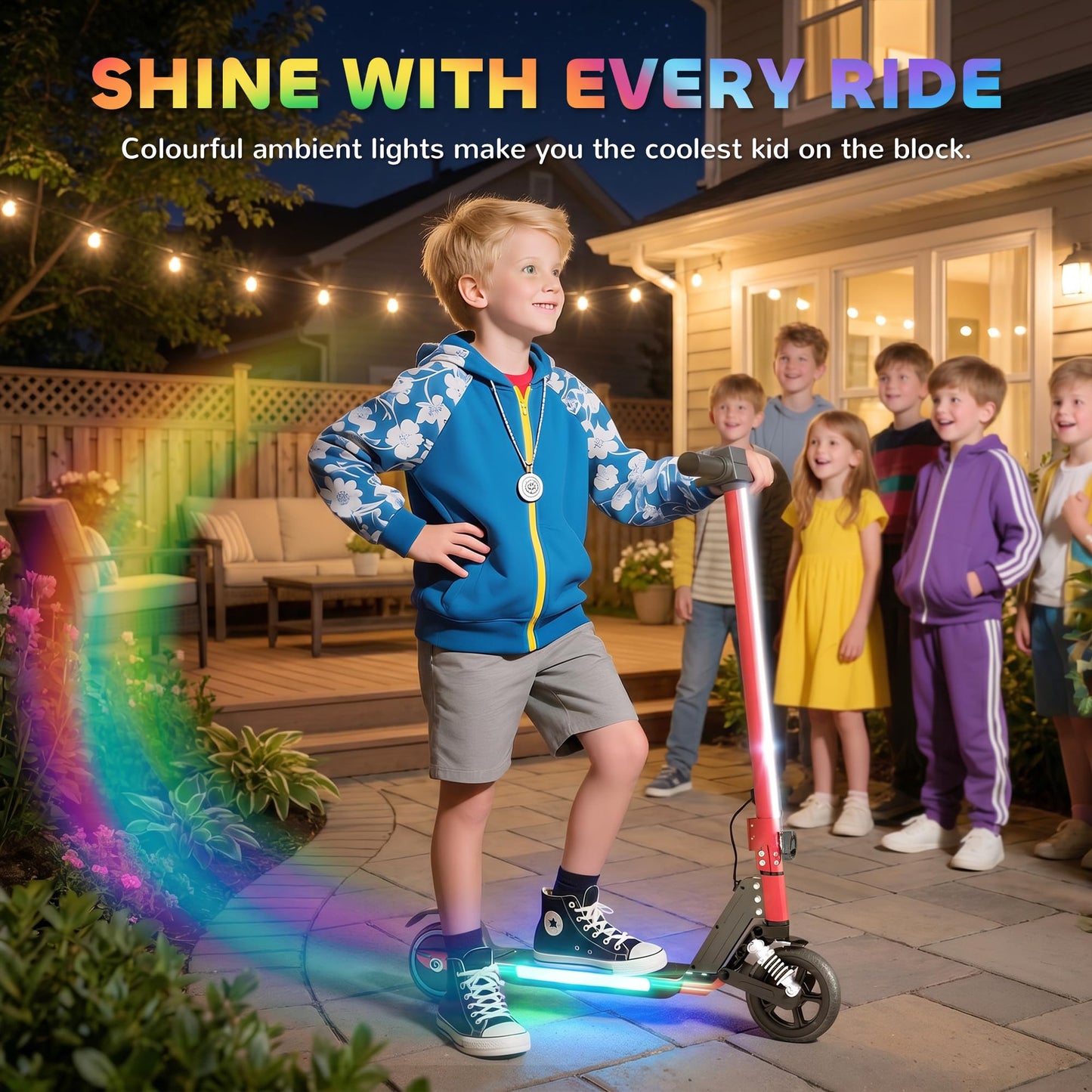 SPORTNOW Kids Electric Scooter — 150W, 14 km/h, 6 km Range, Foldable | CE Certified