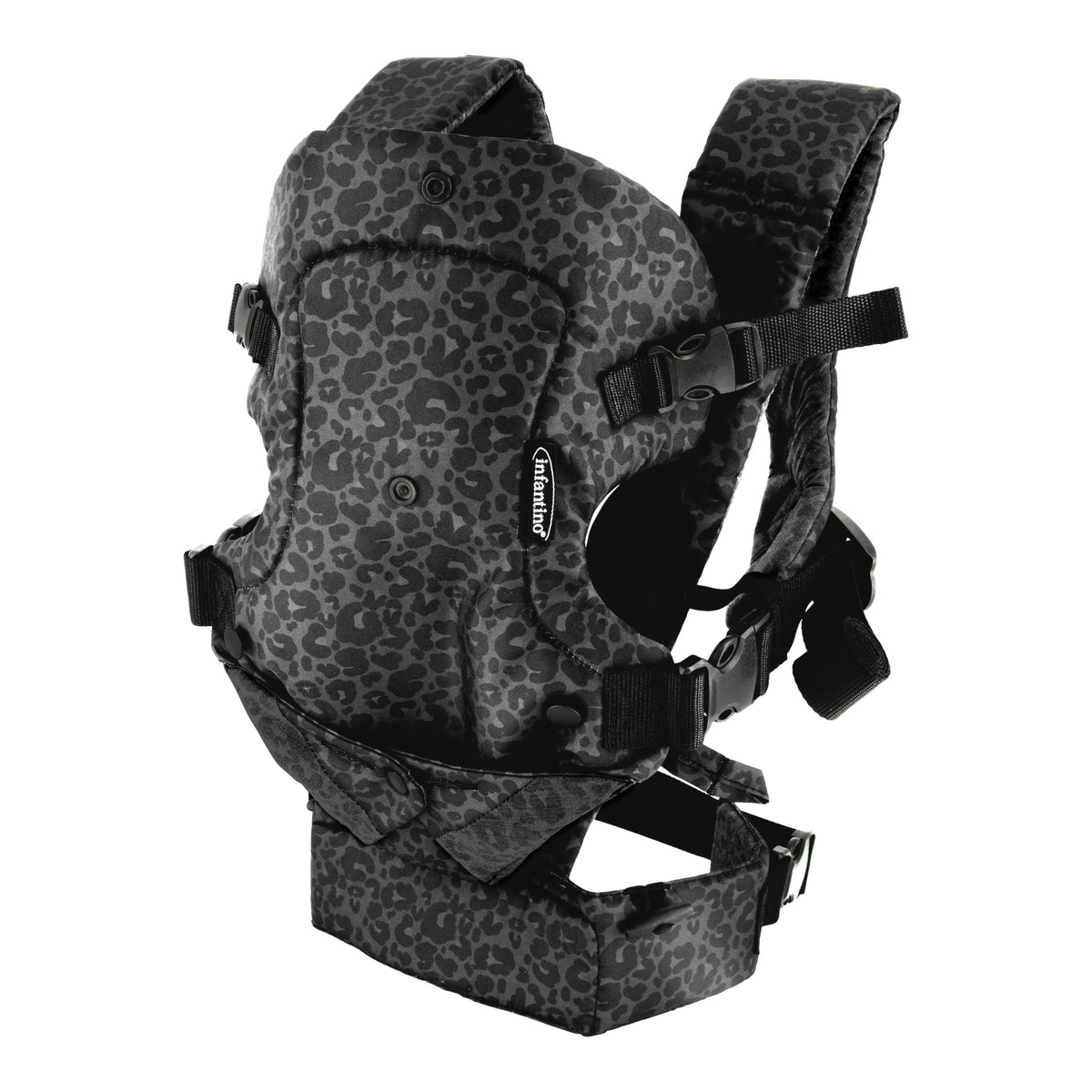 Infantino Flip Advanced 4-in-1 Baby Carrier - Ergonomic, Convertible, Face-in and Face-Out Front and Back Baby Carrier for Newborn to Toddler 3,6-14,5kg, Grey