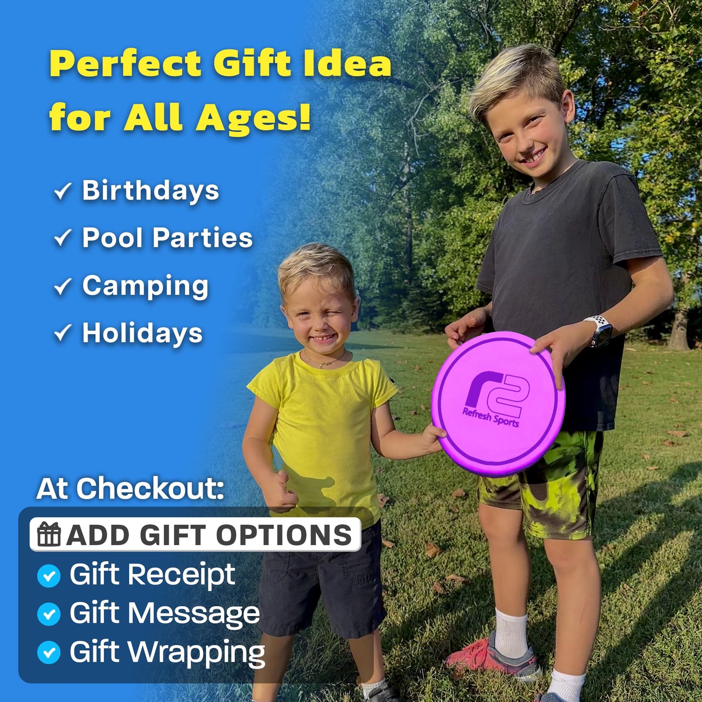 Soft Disc Flying Toy - Doesn't Hurt to Catch - Flying Disc Outdoor Toys For Kids - Easy to Learn Flying Toy - Best Boys Toys For Kids Outdoor - Gifts for Boys & Girls 3 4 5 6 7 8 9 10 11 12 13+