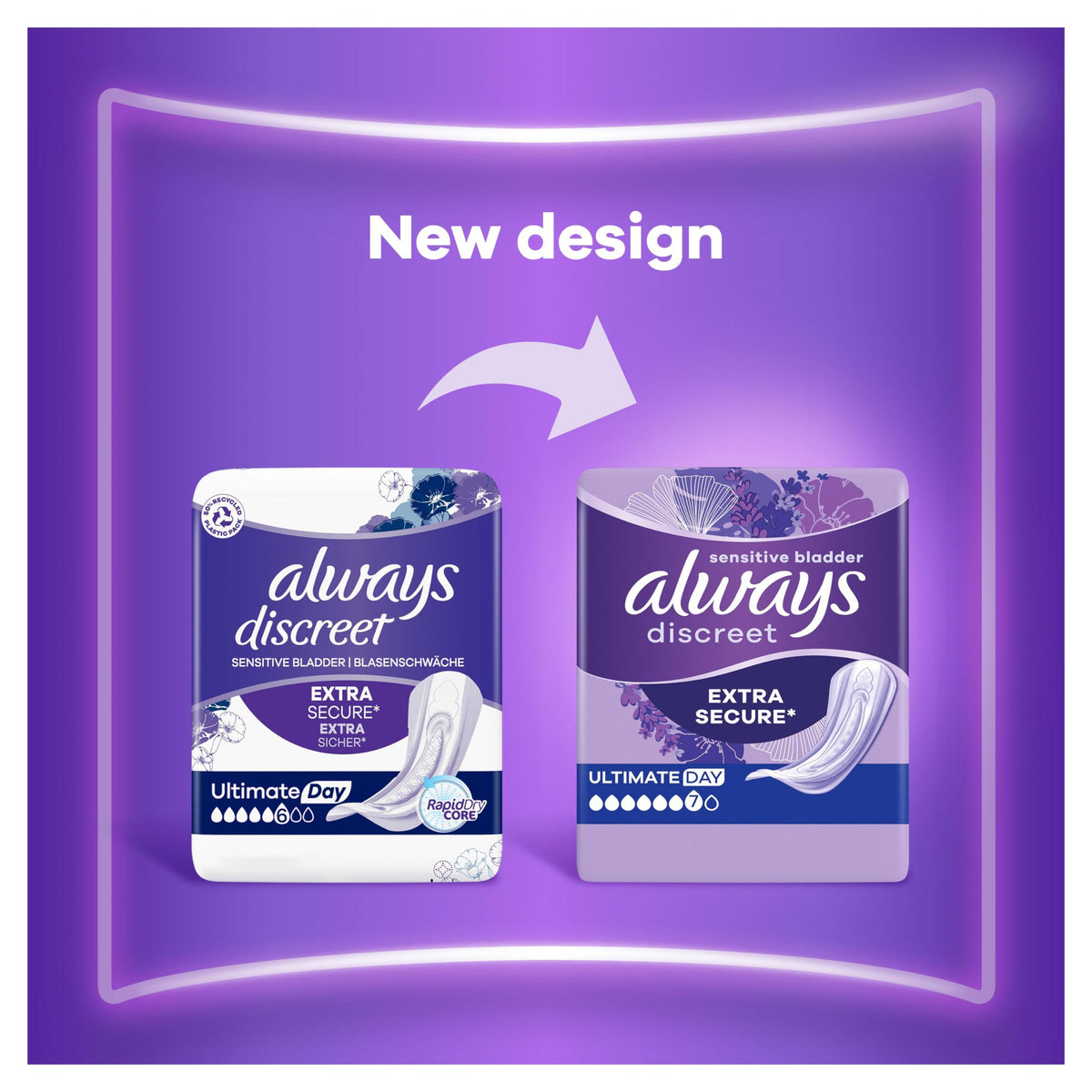 Always Discreet Incontinence Pads Ultimate Night 48x