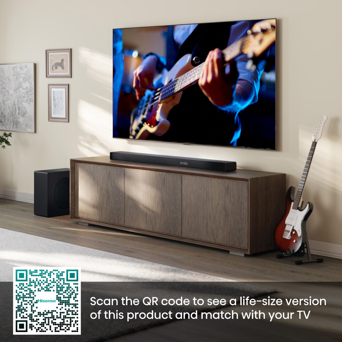 Hisense HS2000 2.1 CH All-In-One Soundbar for TV