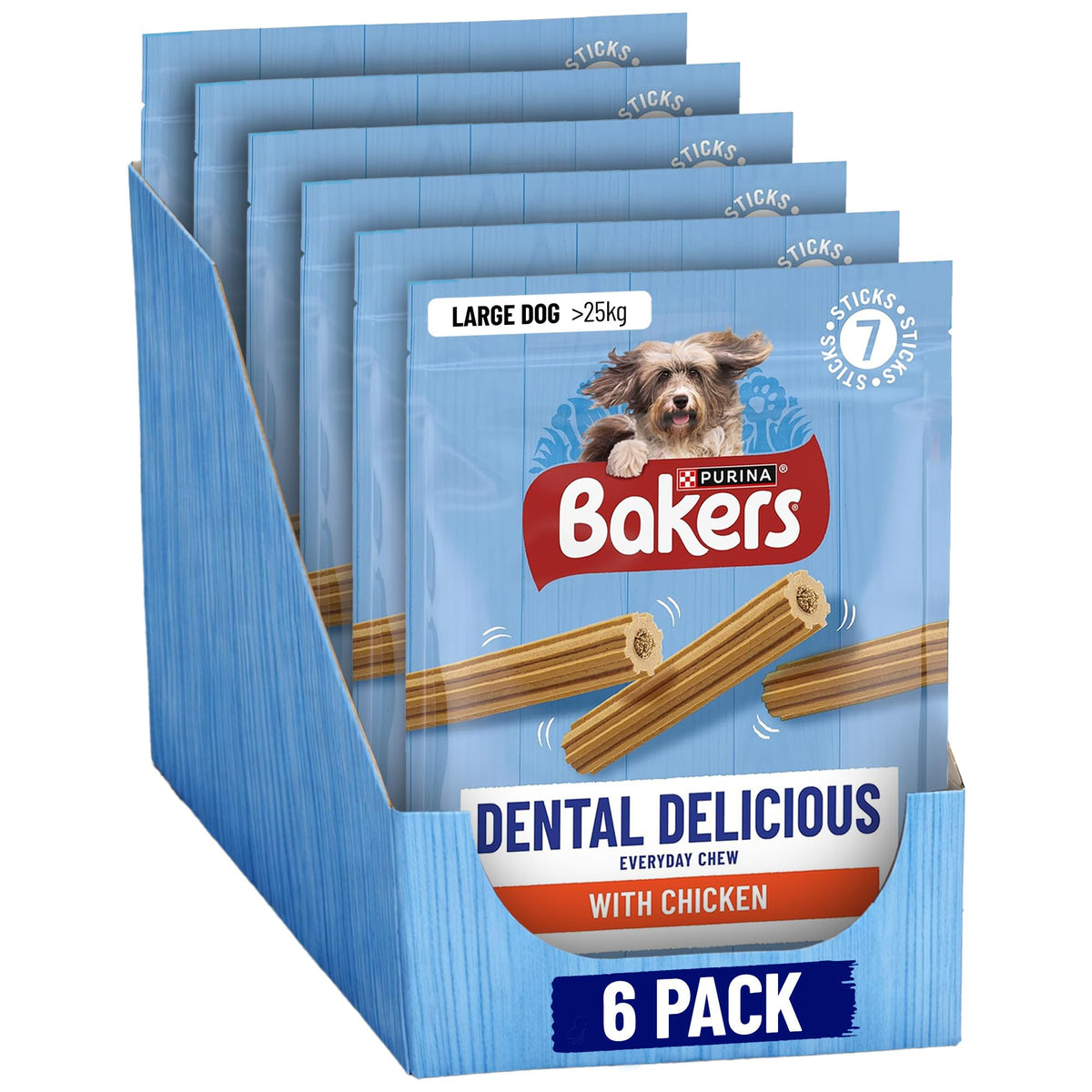 BAKERS Sizzlers Bacon Dog Treats 315g (Pack of 3)