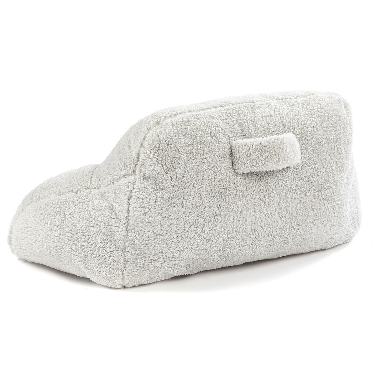 OHS Teddy Fleece Reading Pillow Cuddle Cushion with Arms Lumbar Bed Chair